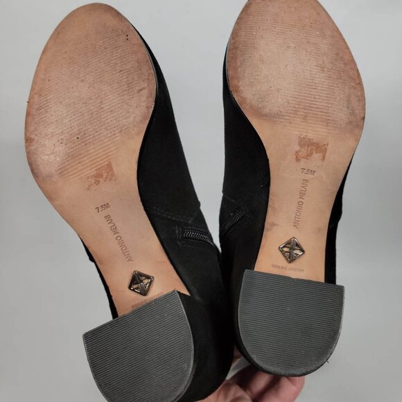 ANTONIO MELANI Black Heeled Boots - Picture 11 of 12